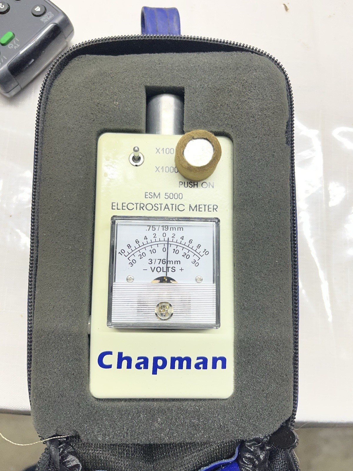 Chapman ESM 5000 -30 to +30 Volts Electrostatic Meter (Not Calibrated) VTG(JJ)