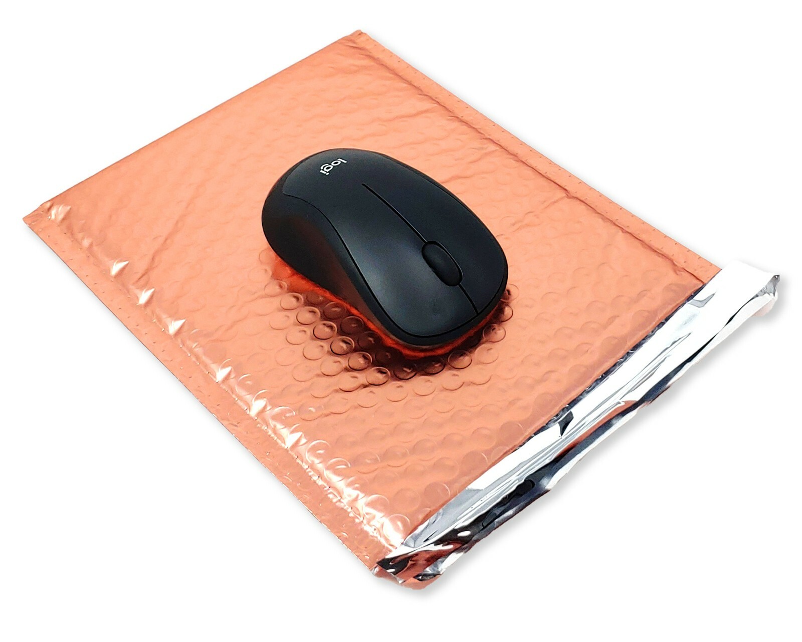 6×10, 4×8 Sunset Peach Glamour Metallic BUBBLE MAILERS Rose Gold Padded Envelope