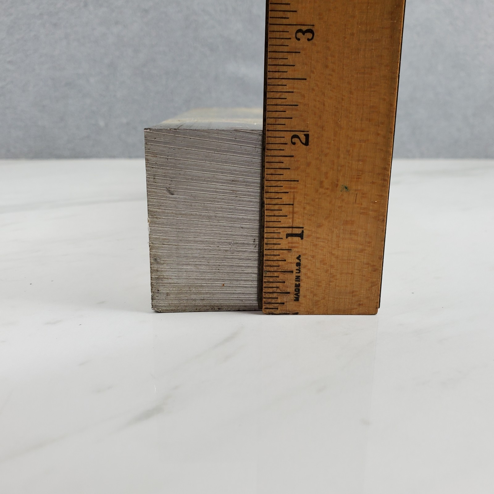 2″ X 2″ Alcoa Aluminum Square Bar x 11″ Long, Solid Bar Stock