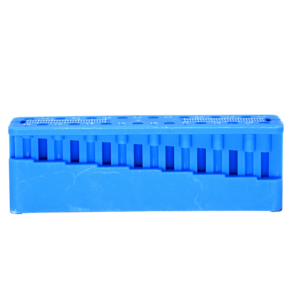 Dental Endo Ruler Block Taper Files Measure Instrument Ruler Scale White Bomaoer