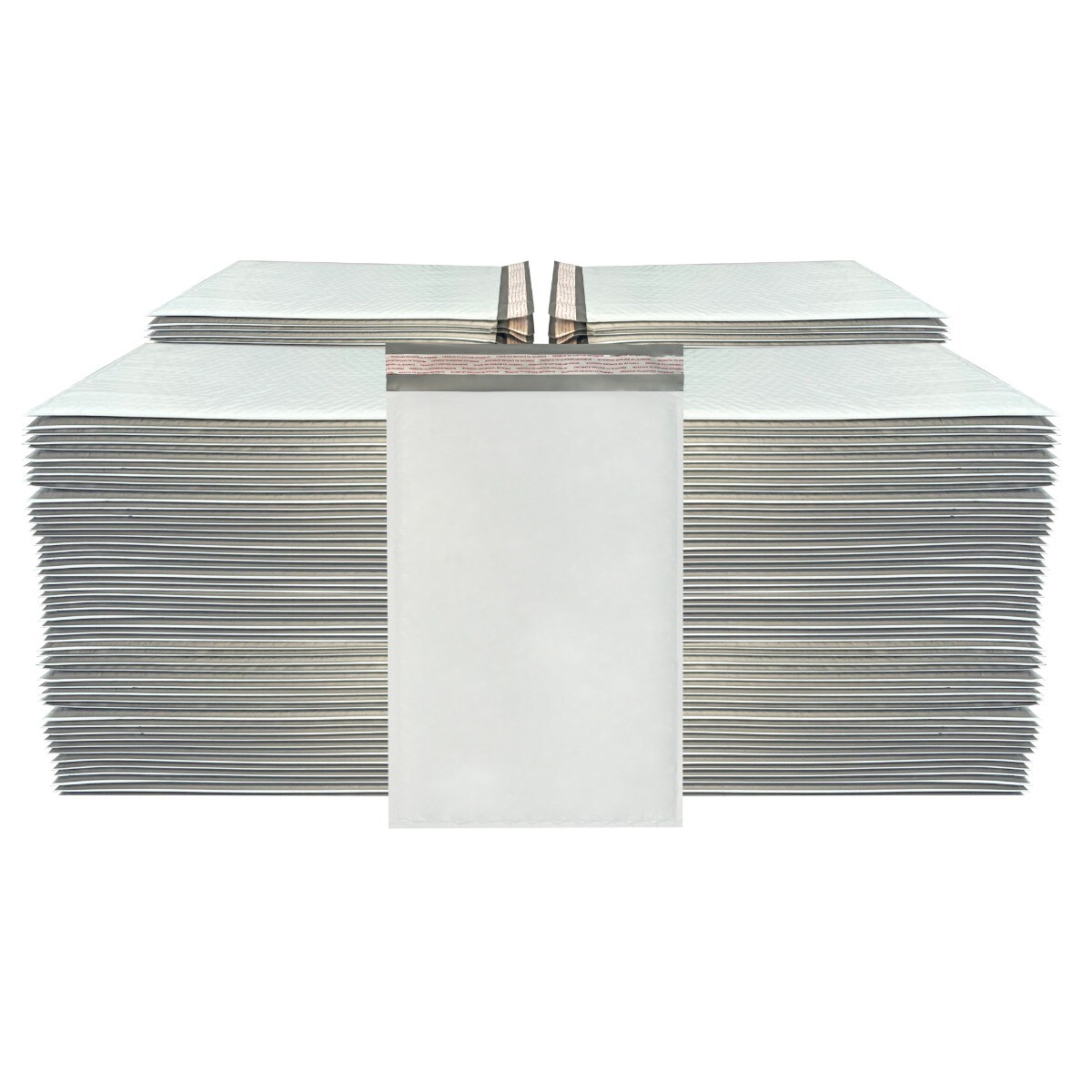 UOFFICE 200 Poly Bubble Mailer Bags 8.5×14.5″ #3 Pouches Envelopes White Self-Se