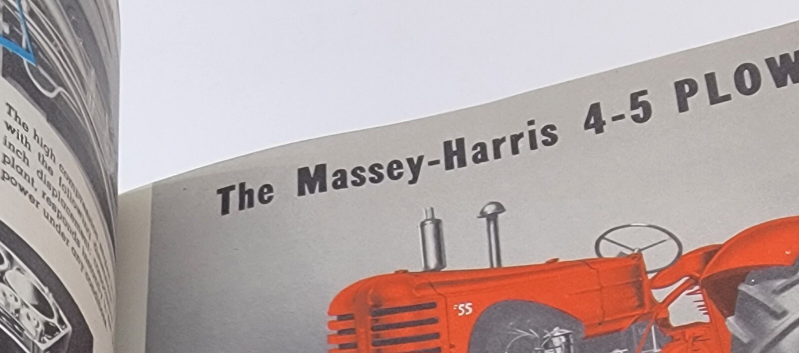 Vtg 1950’s? Massey Harris Tractor Equipment Buyer’s Guide Sales Catalog Book