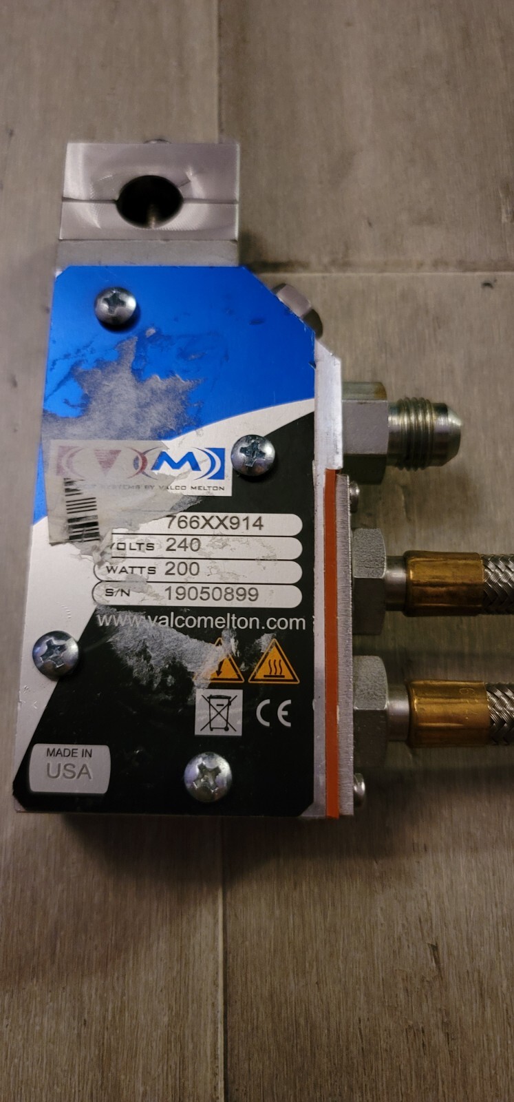 Hot melt adhesive applicator nozzle module VALCO MELTON 766xx 766XX914