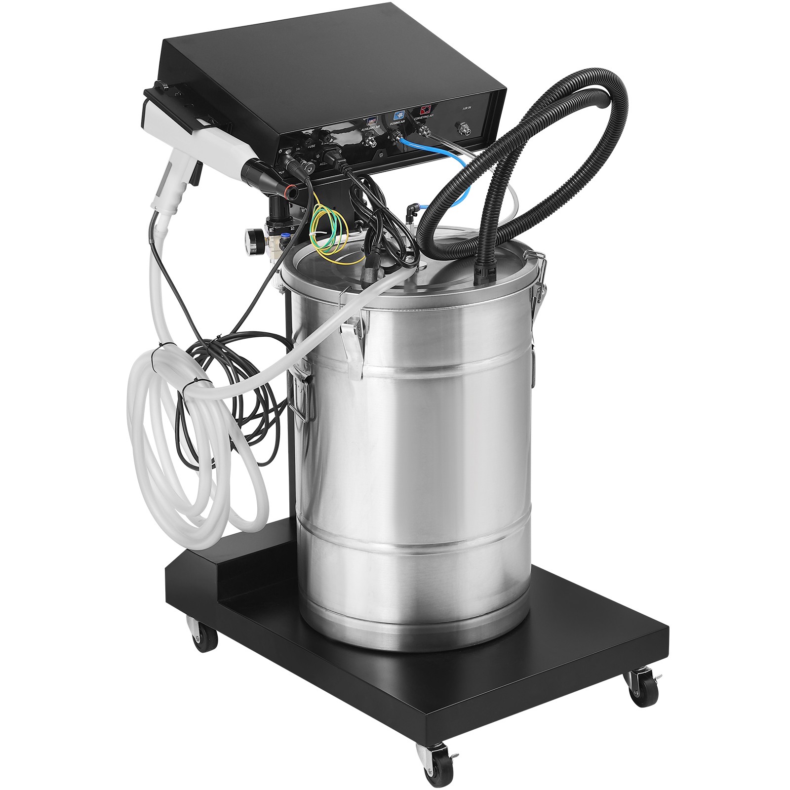 VEVOR Powder Coating System 50 W 100KV Electrostatic Output 50L Powder Hopper