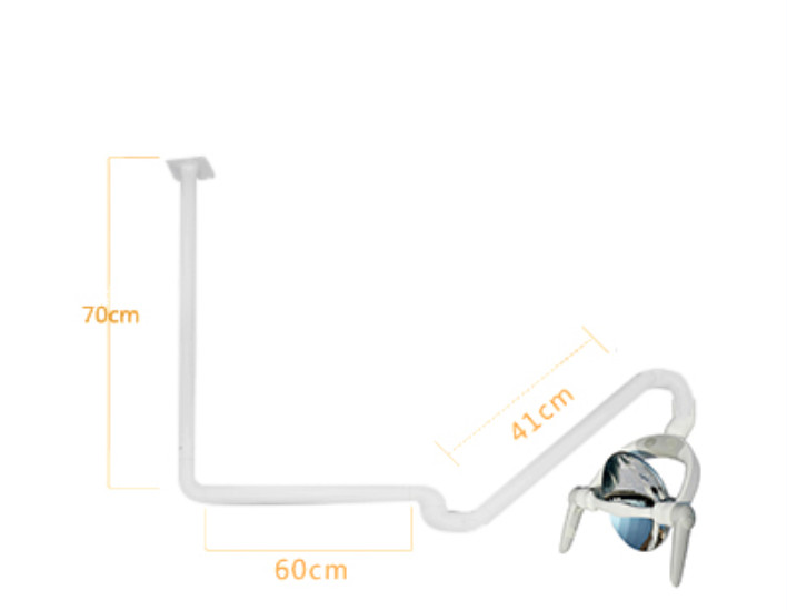Ceiling-Mounted Oral Light Dental Operating Lamp 6 LED Lens Light With Arm JH-01