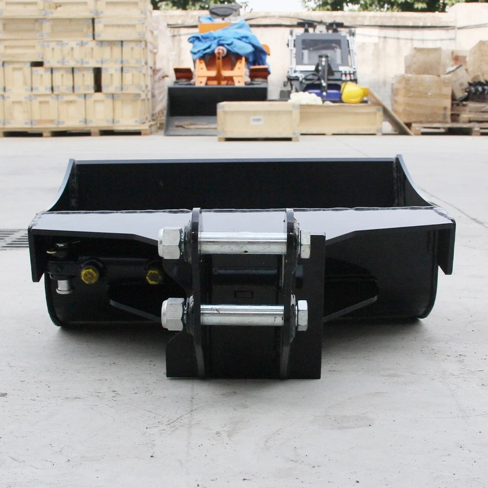 600mm Hydraulic Tilt Bucket for 1-1.5 Ton Mini Excavator Attachment NEW
