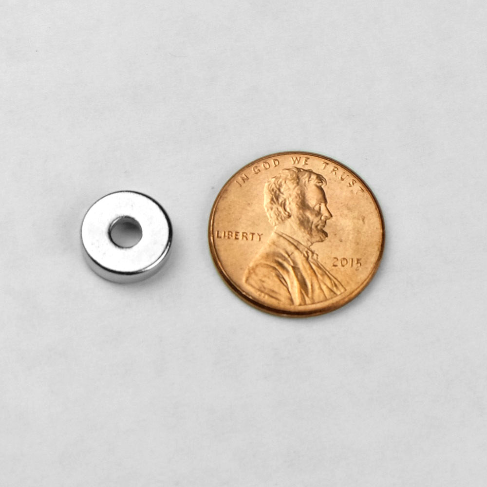10mm x 3mm 3/8″x1/8″ Hole 3mm N52 Strong Rings Rare Earth Magnets 10x3mm