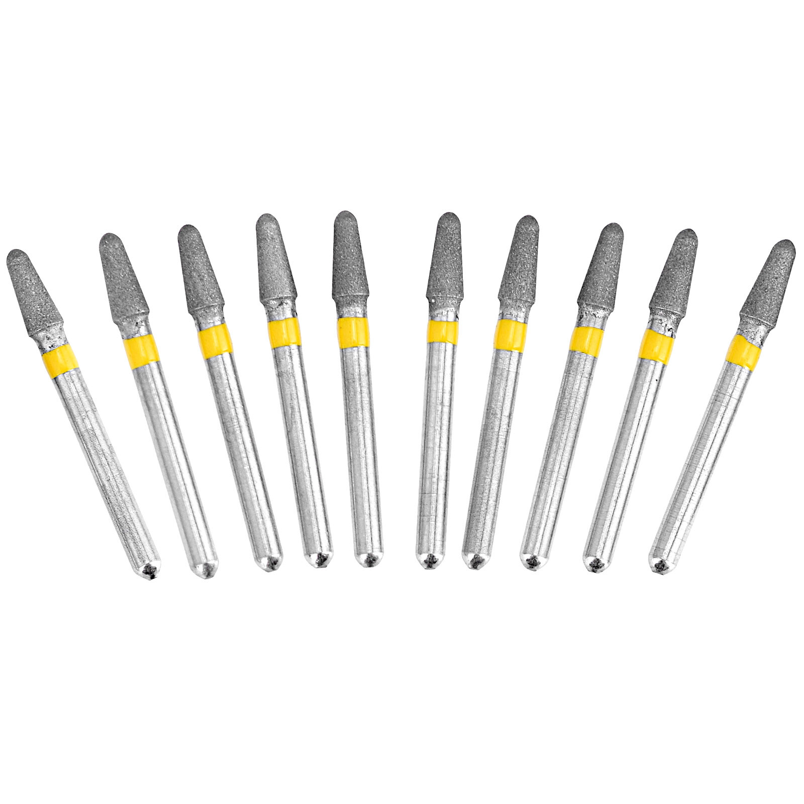 10Pcs/pack Dental Diamond Burs for High Speed Handpiece FG1.60mm Polishing Burs