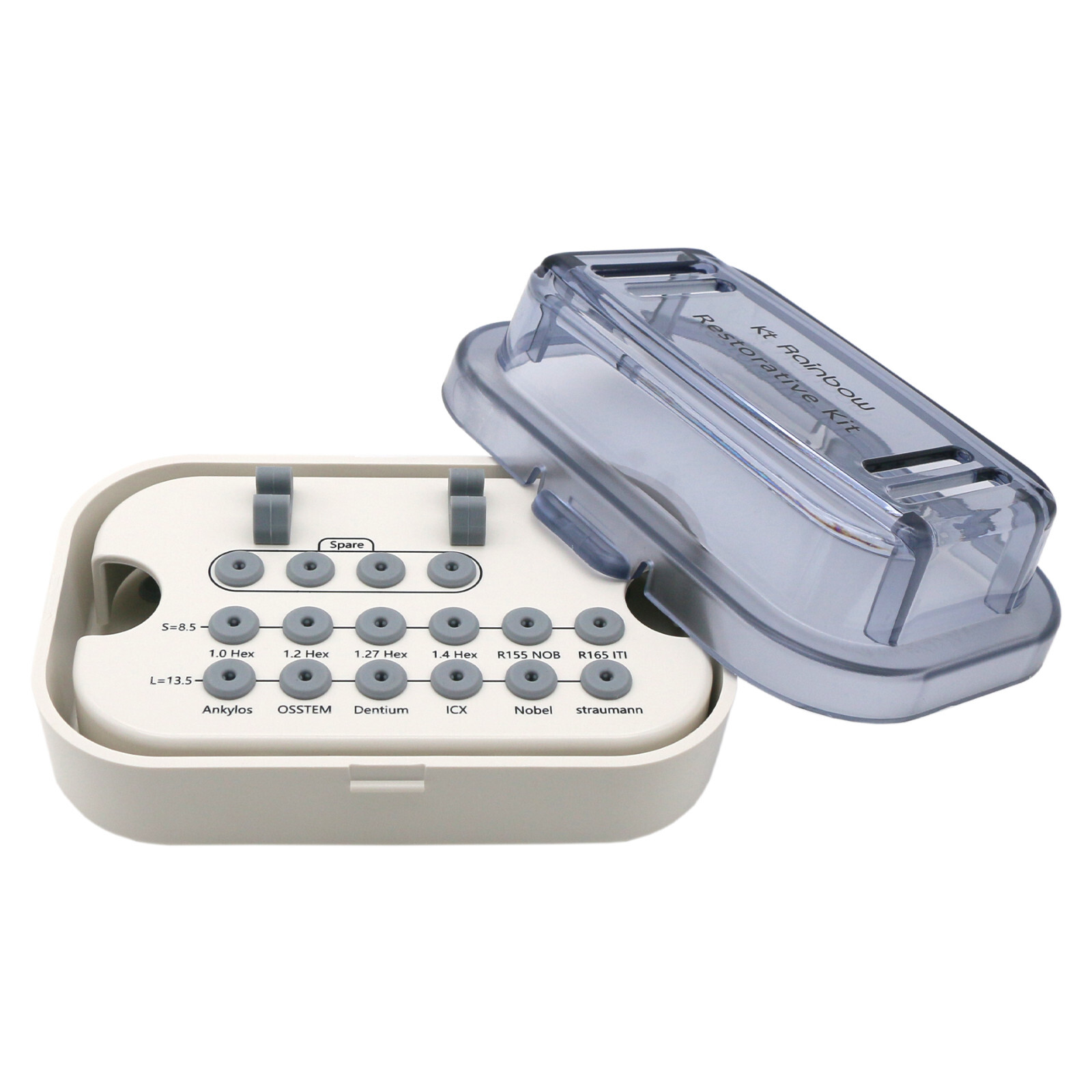 135°C Autoclavable Universal Implant Box For Implant Prosthetic Kits Sterilized
