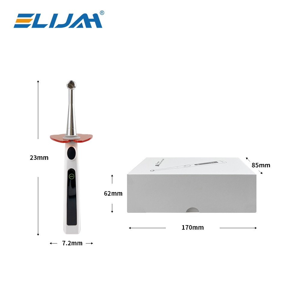 NEW Dental Cordless LED Light Cure Lamp Metal Head 1S LED Curing Light 4 Modes