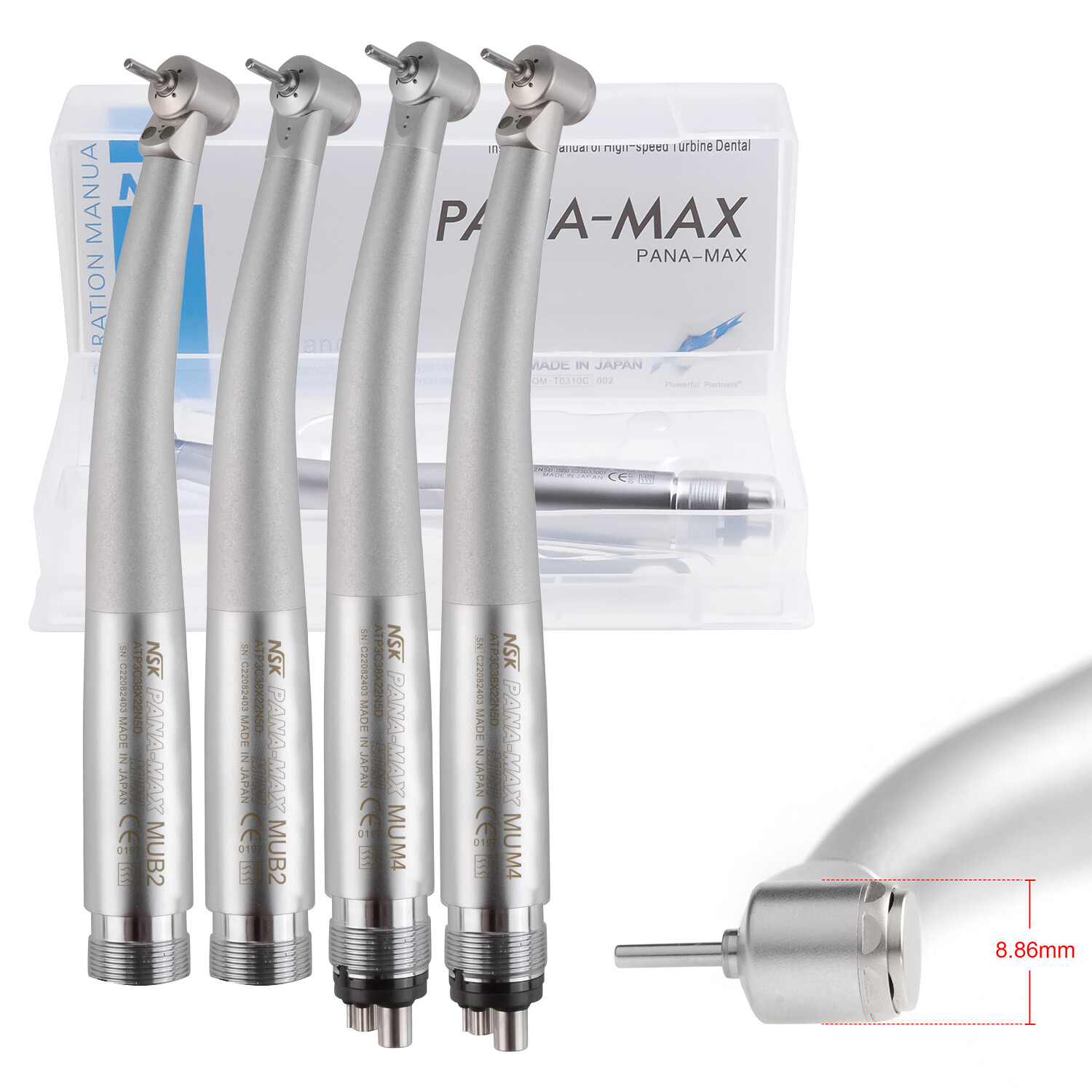 Dental Mini Small Head High Speed Handpiece PANA MINI NSK for Kid Children B2/M4