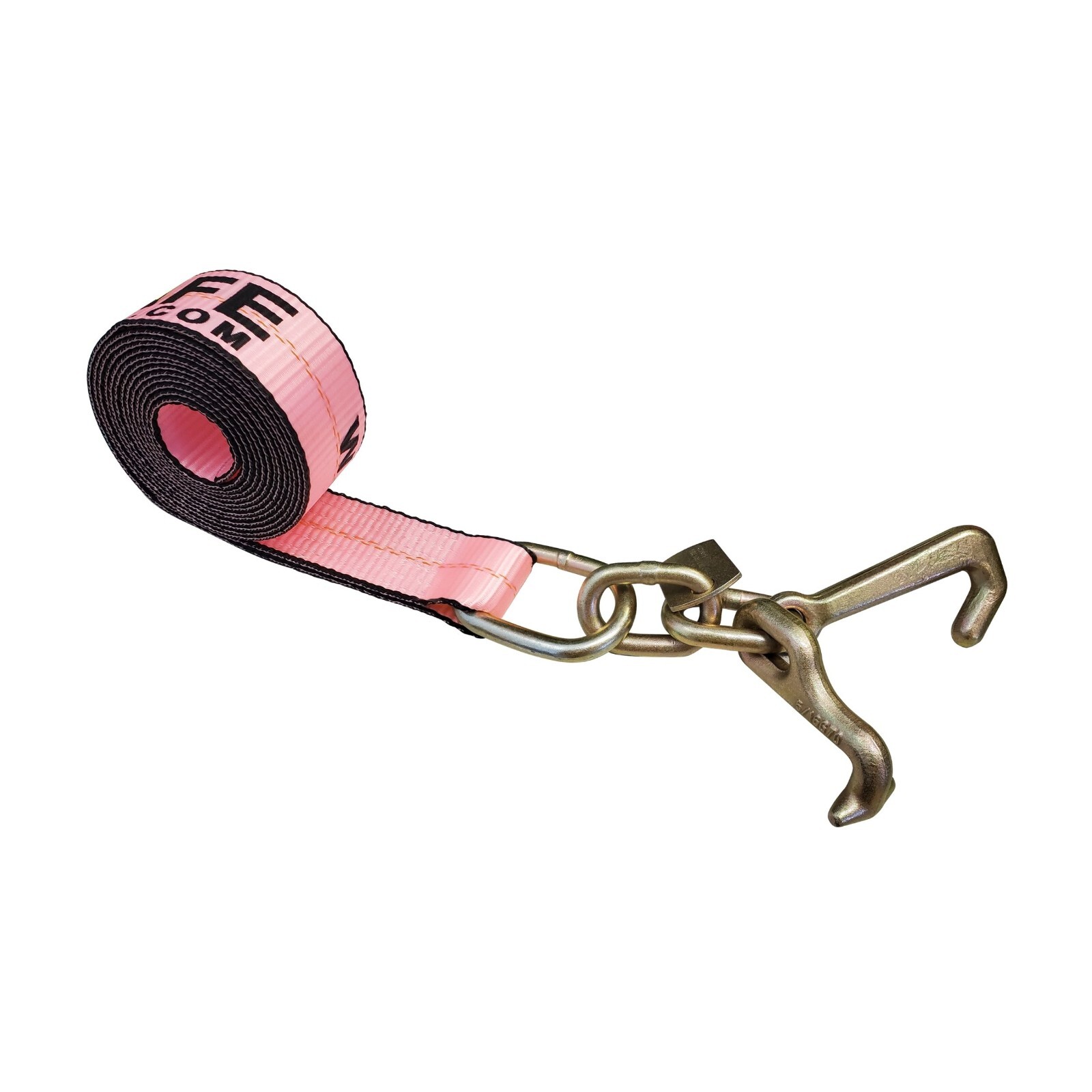 Heavy Duty 2″ x 10′ TJ Cluster Hook Car Strap for Wrecker Tow Truck Auto Hauling