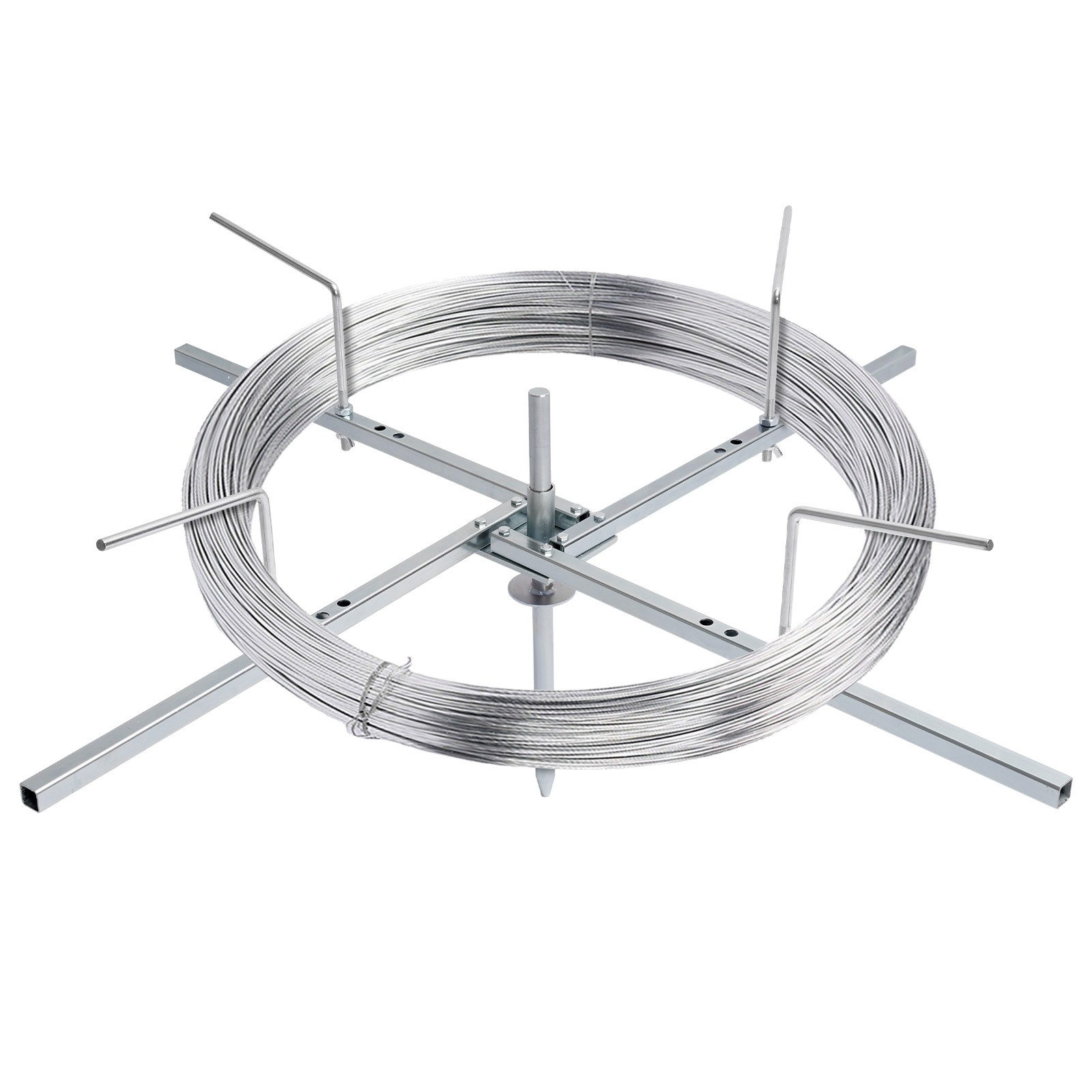 Spinning Jenny Fence Wire De-Reeler Galvanized Steel for 4000FT Fence Systems