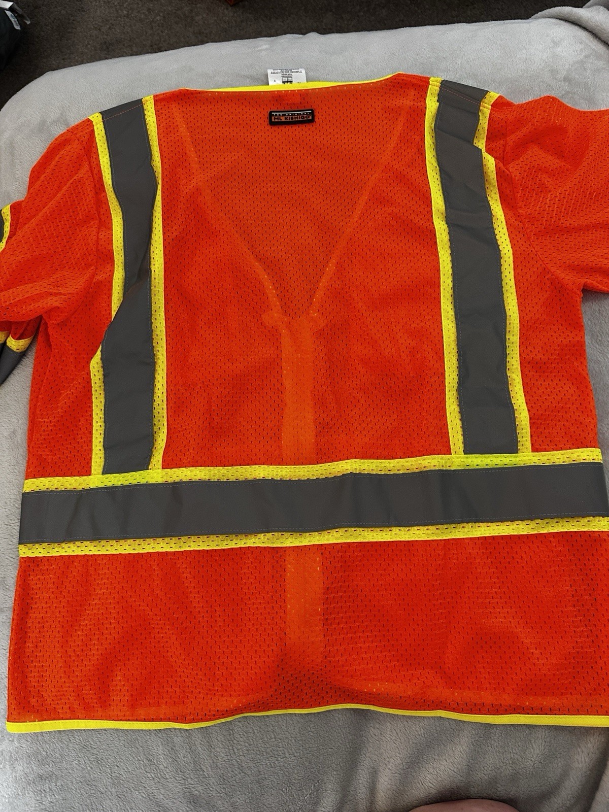 Kishigo Premium Black Series Heavy Duty Unisex Reflective Safety Vest M