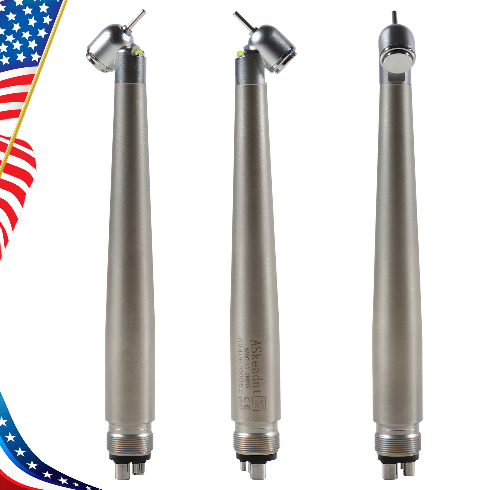 45° Surgical NSK PANA MAX Style Dental Pieza de mano alta velocidad 4Hole Borden