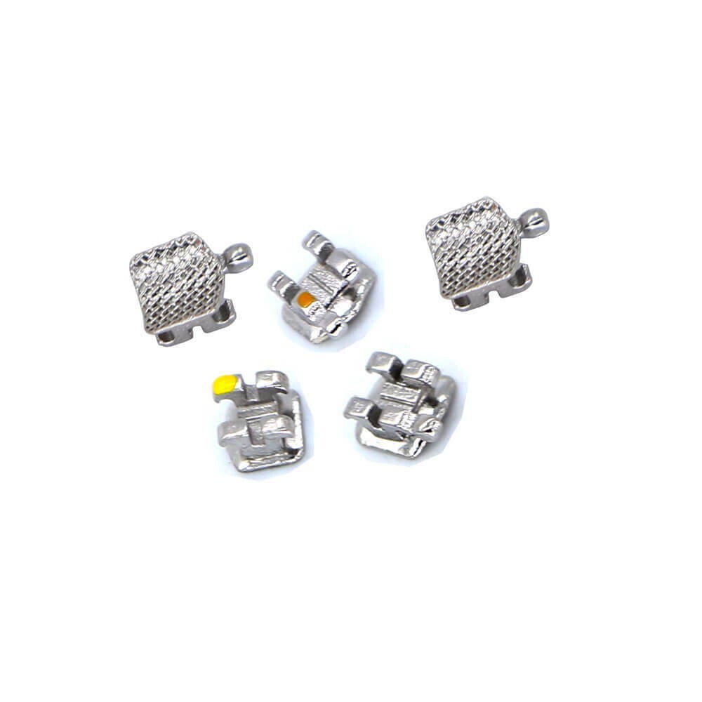 5×Dental Orthodontic Ricketts Bracket Braces Roth 018 3-4-5 Hooks 20PCS/Kit