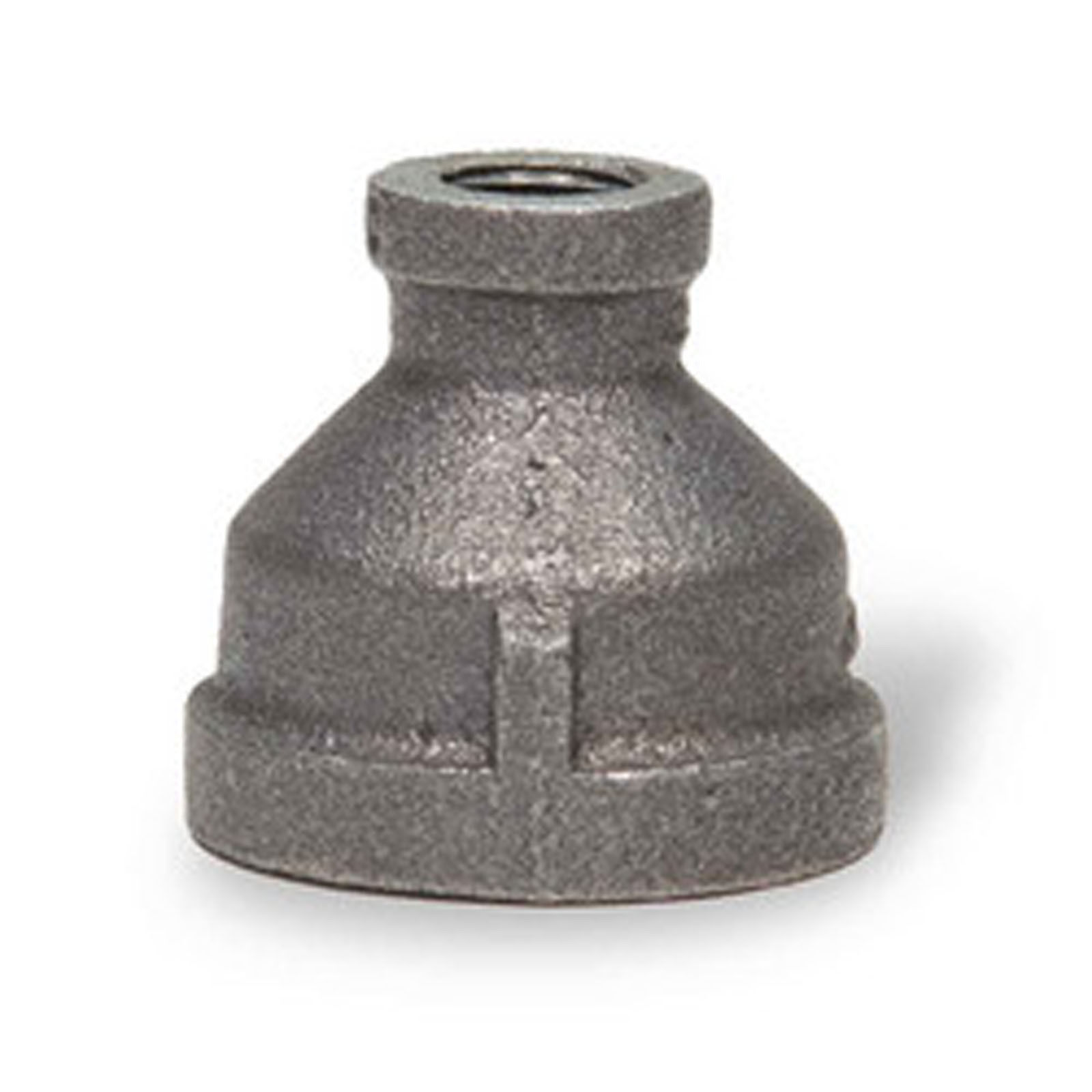 1/2″ to 3/8″ BLACK MALLEABLE IRON REDUCING COUPLING fitting reducer coupler npt