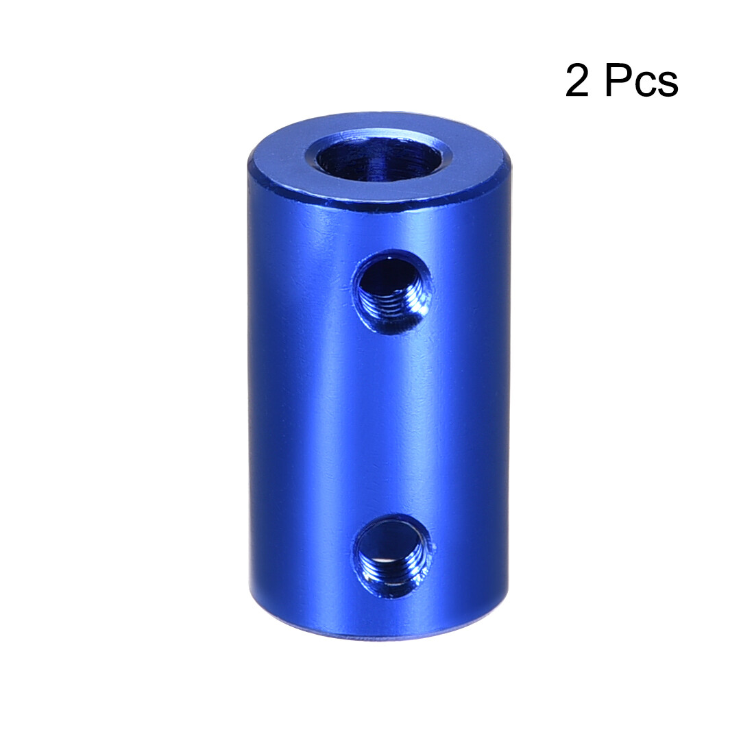2pcs 1/4″ Bore Rigid Coupling Set Screw Aluminum Alloy Shaft Coupler Connector