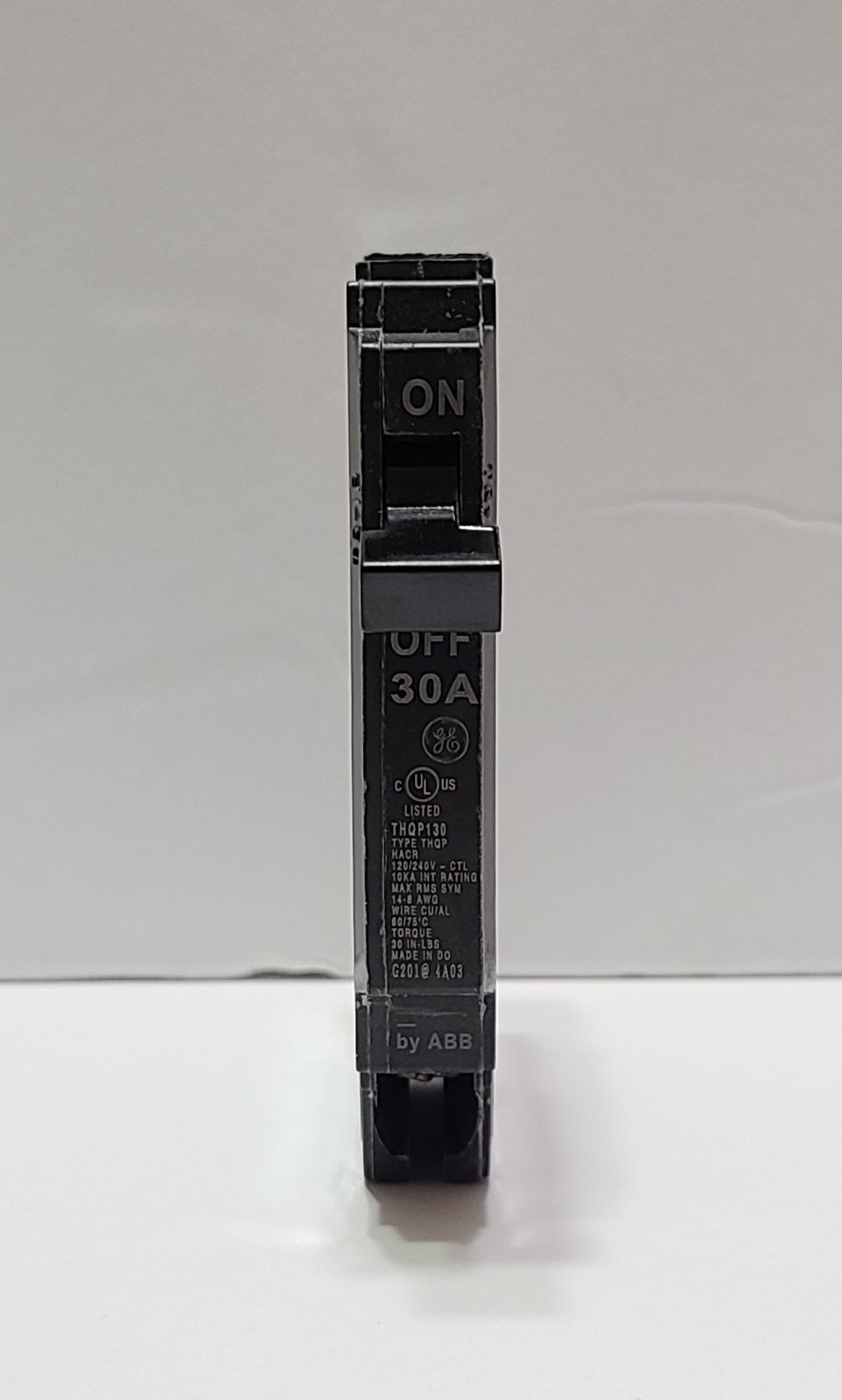 General Electric THQP130 30 Amp 1 Pole 120V/240V Thin Series NEW OPEN BOX