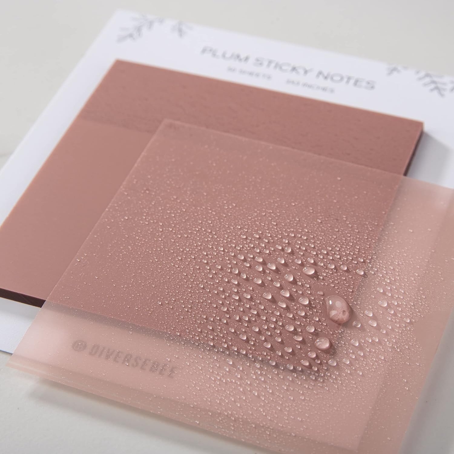Aesthetic 50 Sheets 3×3” Clear Sticky Tabs – Ideal for Bible Journaling & More