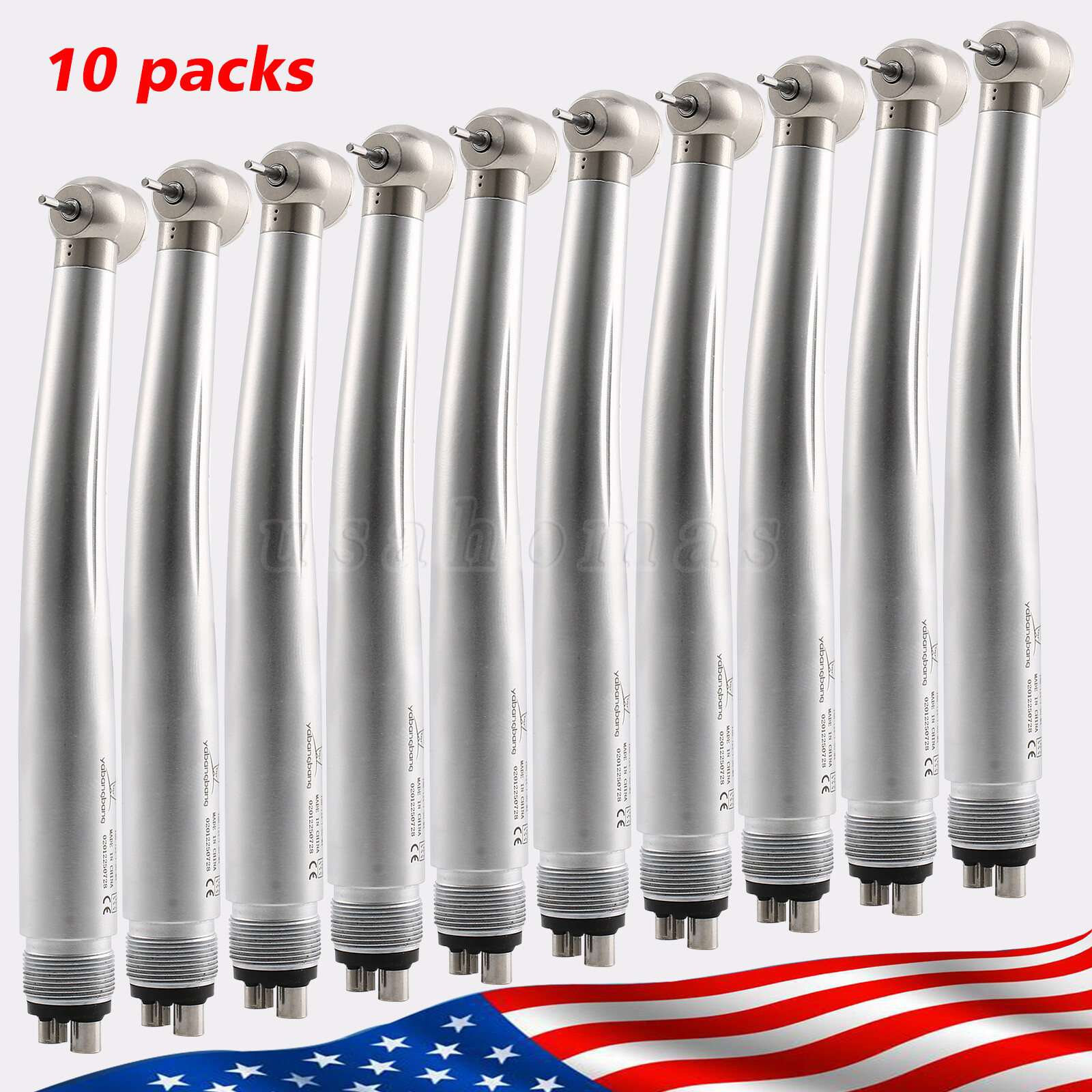 10* Yabangbang Dental High Speed Handpiece Push Turbine 4 Holes Fit NSK Pana Max