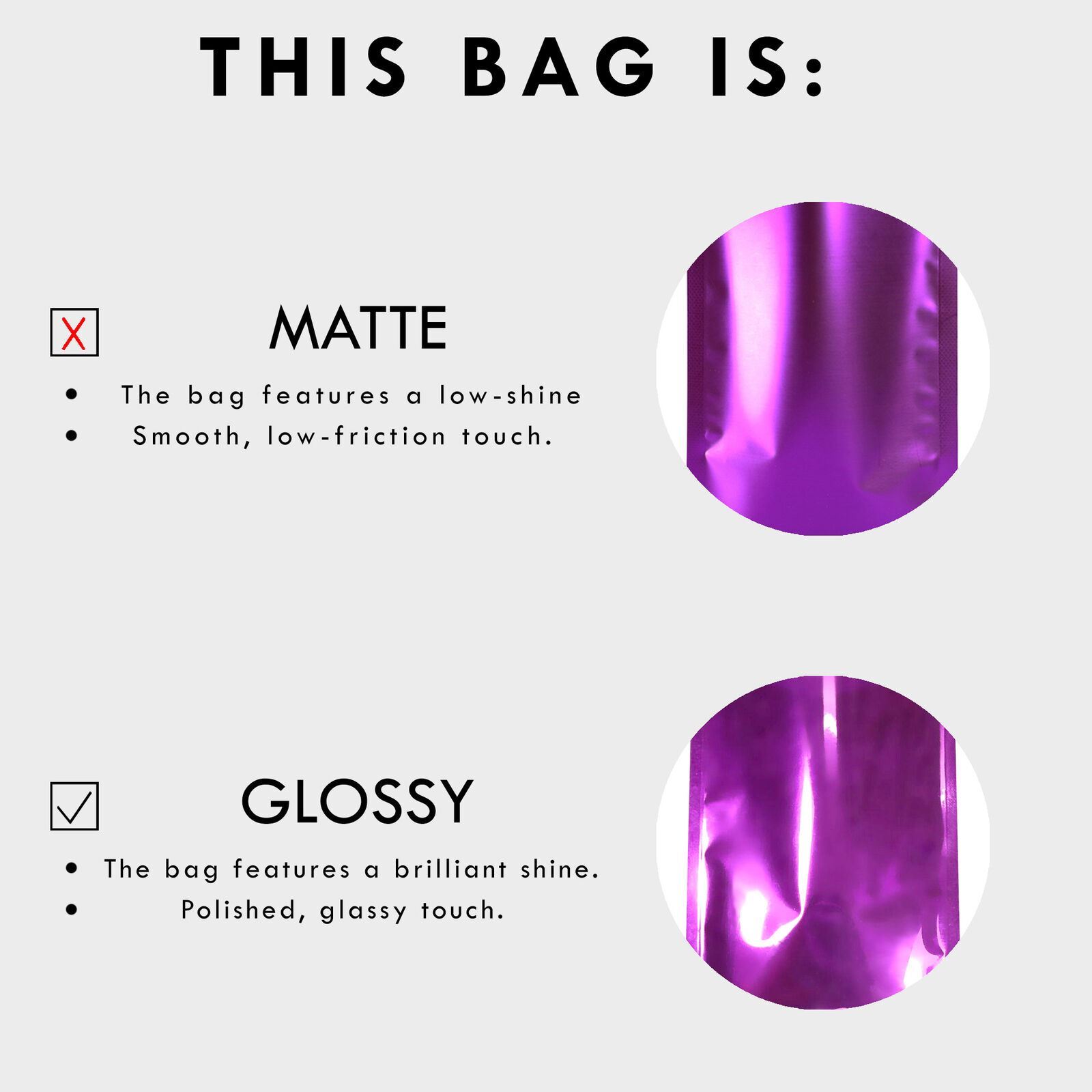Many Different Sizes for 100 Flat Clear/White Zipper Seal Bags w/ Hang Hole