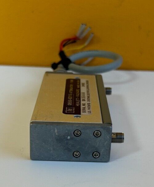 HP Agilent 08568-60118 DC-18 GHz, 0-70 dB, SMA, Step Attenuator + Cable. Tested!