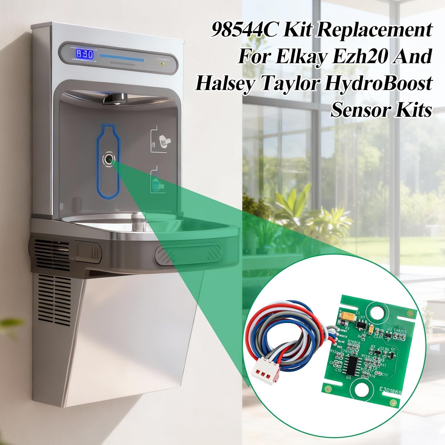 56328C 98544C Water Bottle Sensor Kit For Elkay EZ H2O/Halsey Taylor HydroBoost