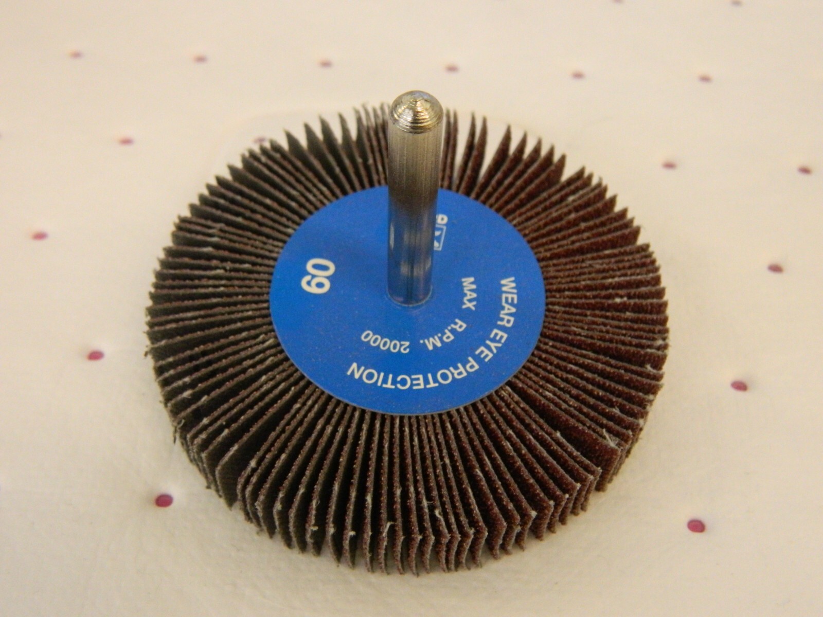 Pferd 3″ x 1/2″ Mounted Flap Wheel qty 10 Aluminum Oxide 60 Grit 45196