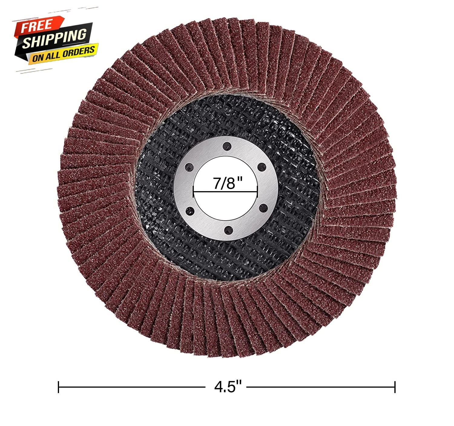 20 Pack Flap Discs 4.5 x 7/8 Grinding Wheel T27 Flapper Wheel for Die Angle