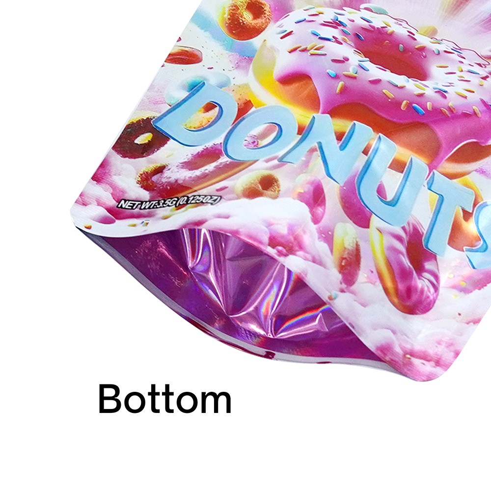 25 Pack Cartoon 3.5g Food Grade Mylar Bags – Smell Proof Airtight Zip Pouches