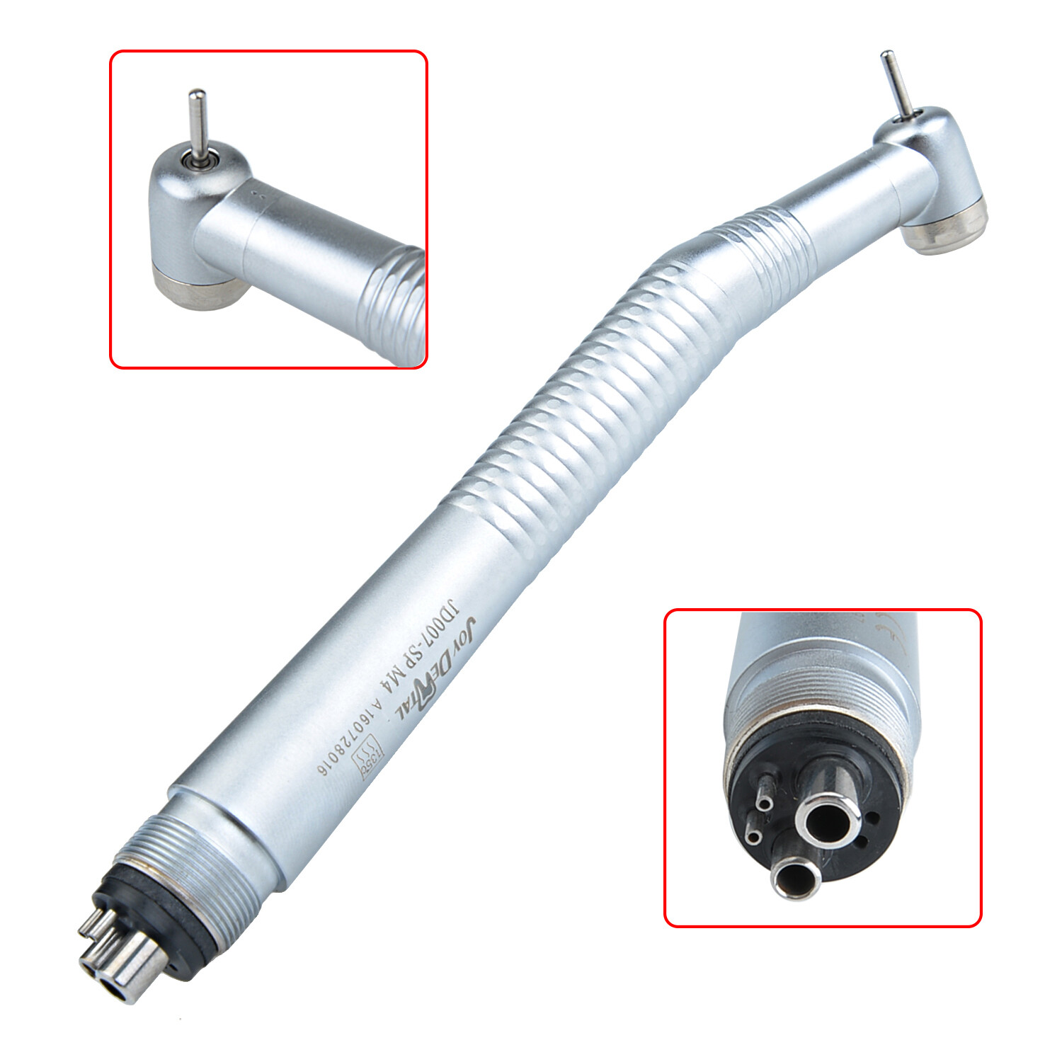 JOY Dental High Speed Handpiece 4/2 Hole Standard Head Push Button Air Turbine