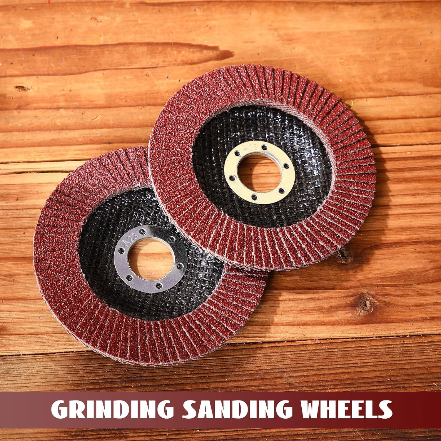 80 Pack Flap Discs 4 1/2 Inch for Angle Grinder 4.5 x 7/8 Inch…