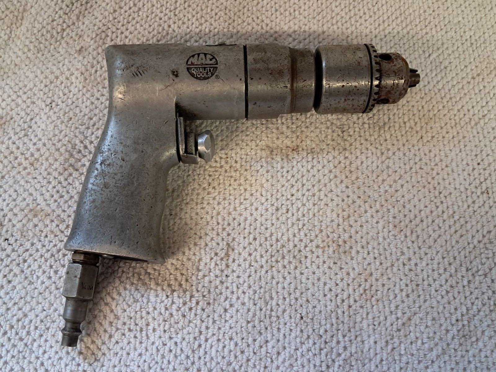 Vintage Mac and Blue Point Pistol Grip Pneumatic Air Drills Lot of 2 Works