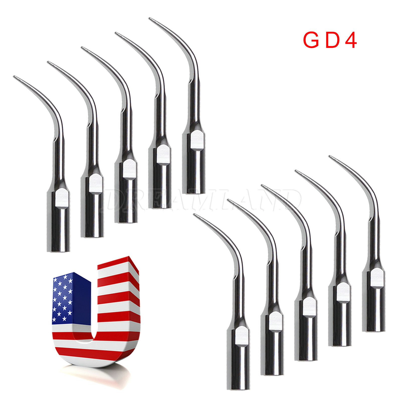 Dental Ultrasonic Scaler Scaling Tip GD4 USA Fit for DTE SATELEC Handpiece