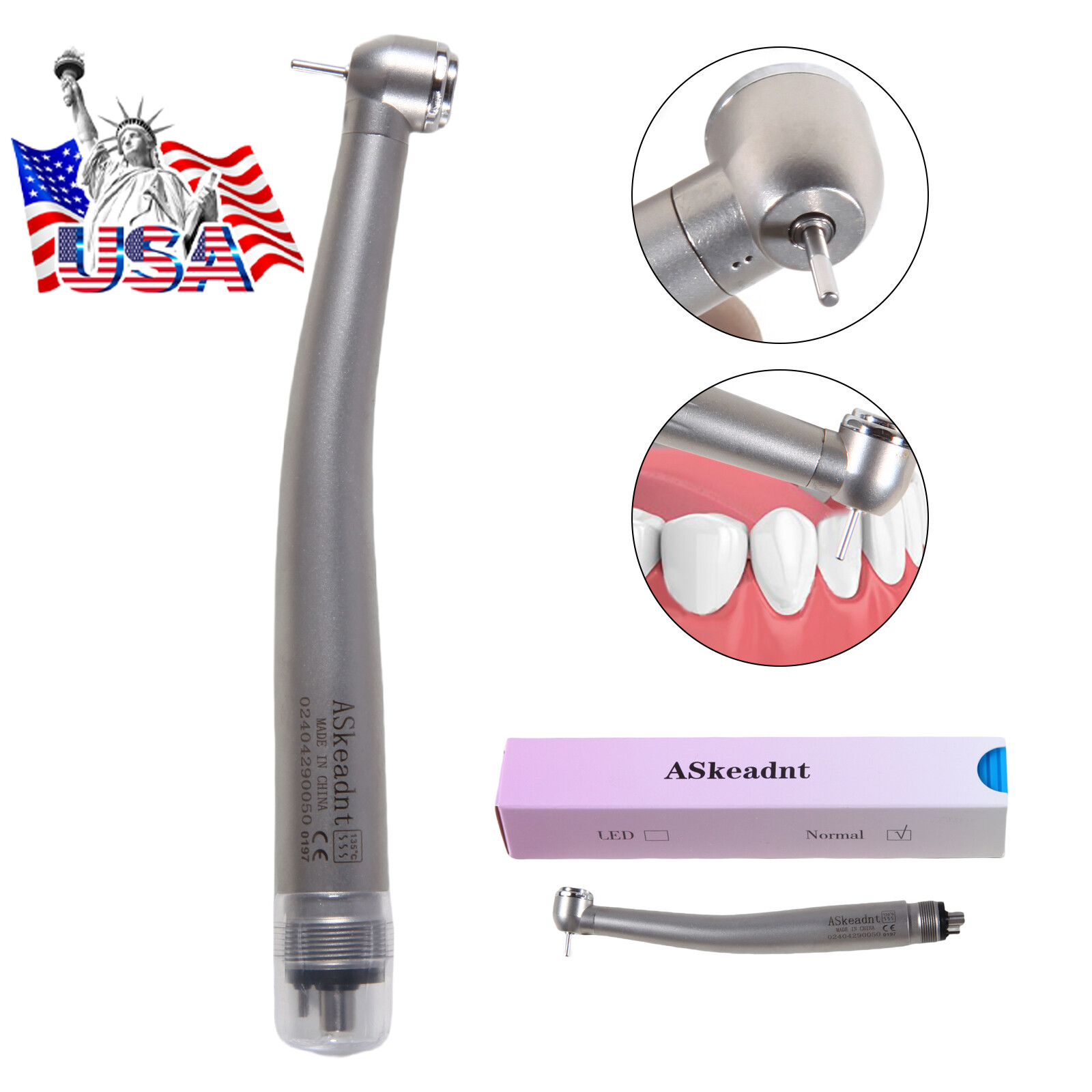 NSK Style Pana-Max Dental High Speed Turbine Handpiece 4 Hole Midwest 4 holes