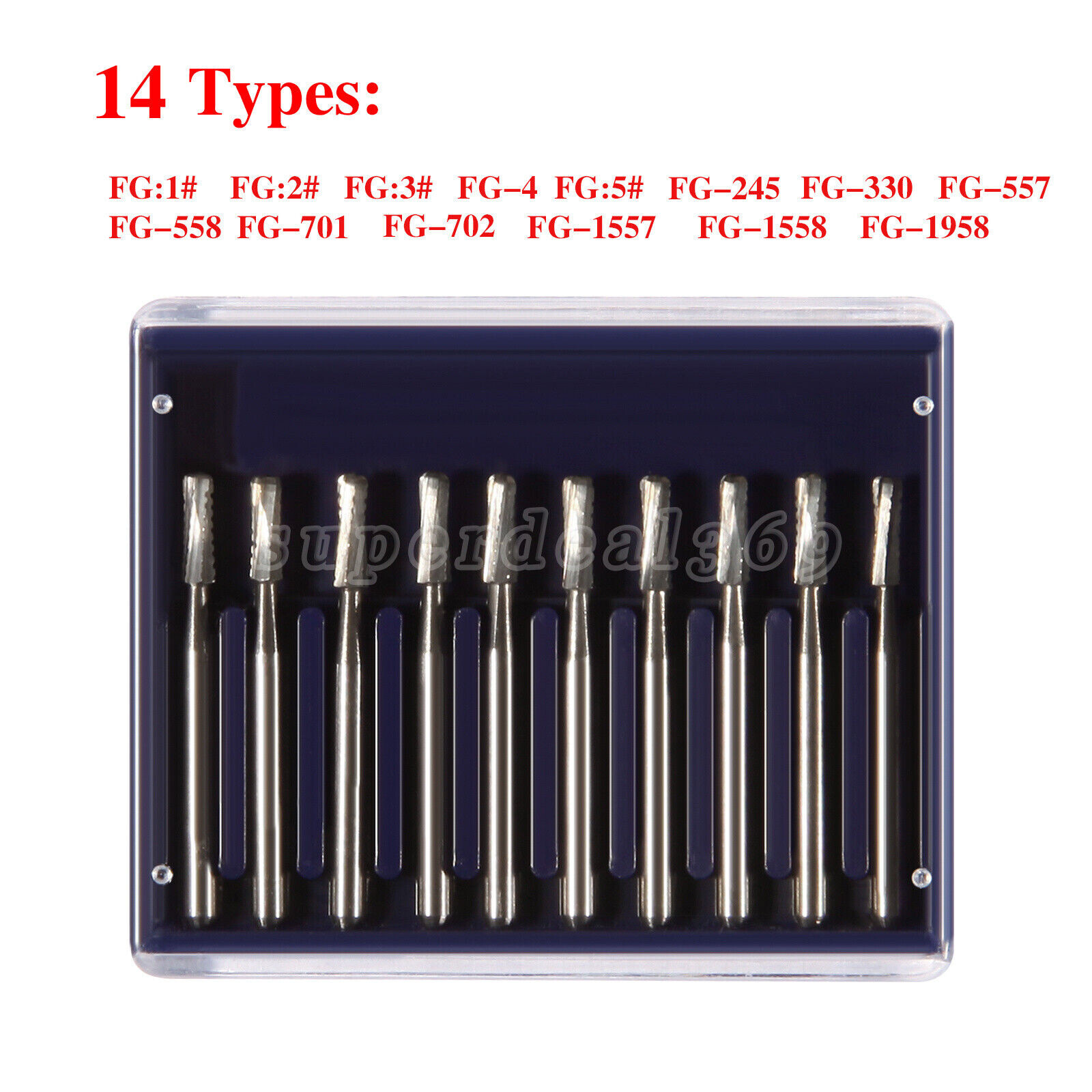10-100 Pcs Dental FG Tungsten Steel Carbide Burs Drill High-Speed Handpiece st