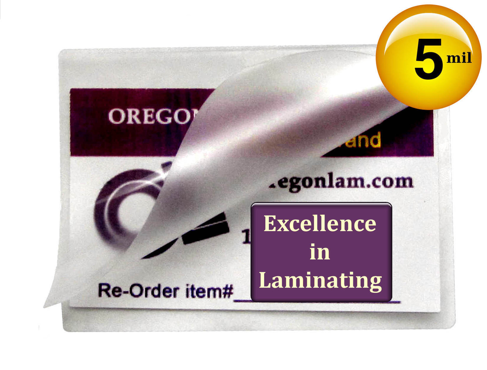 500/pack Prayer Card size Hot Laminating Pouches 5 Mil 2-3/4 x 4-1/2, 2.75 x 4.5