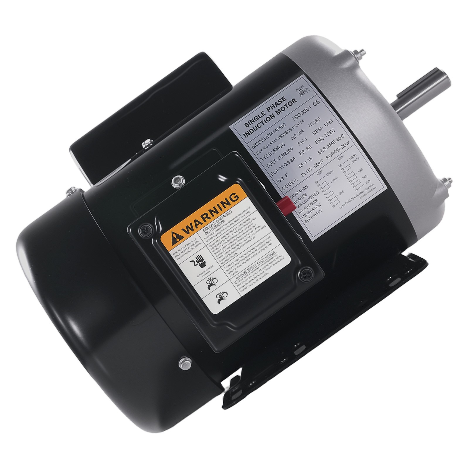 3/4 HP Electric Motor 1725RPM 56 Frame 1-Phase 5/8″ Keyed Shaft 115/230V