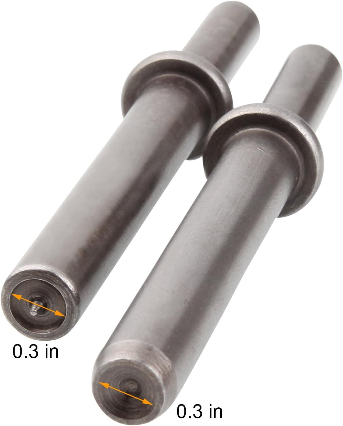 Heavy Duty 2pcs Rivet Set, Pneumatic Air Rivet Hammer Set for Shank 0.401 Ch…