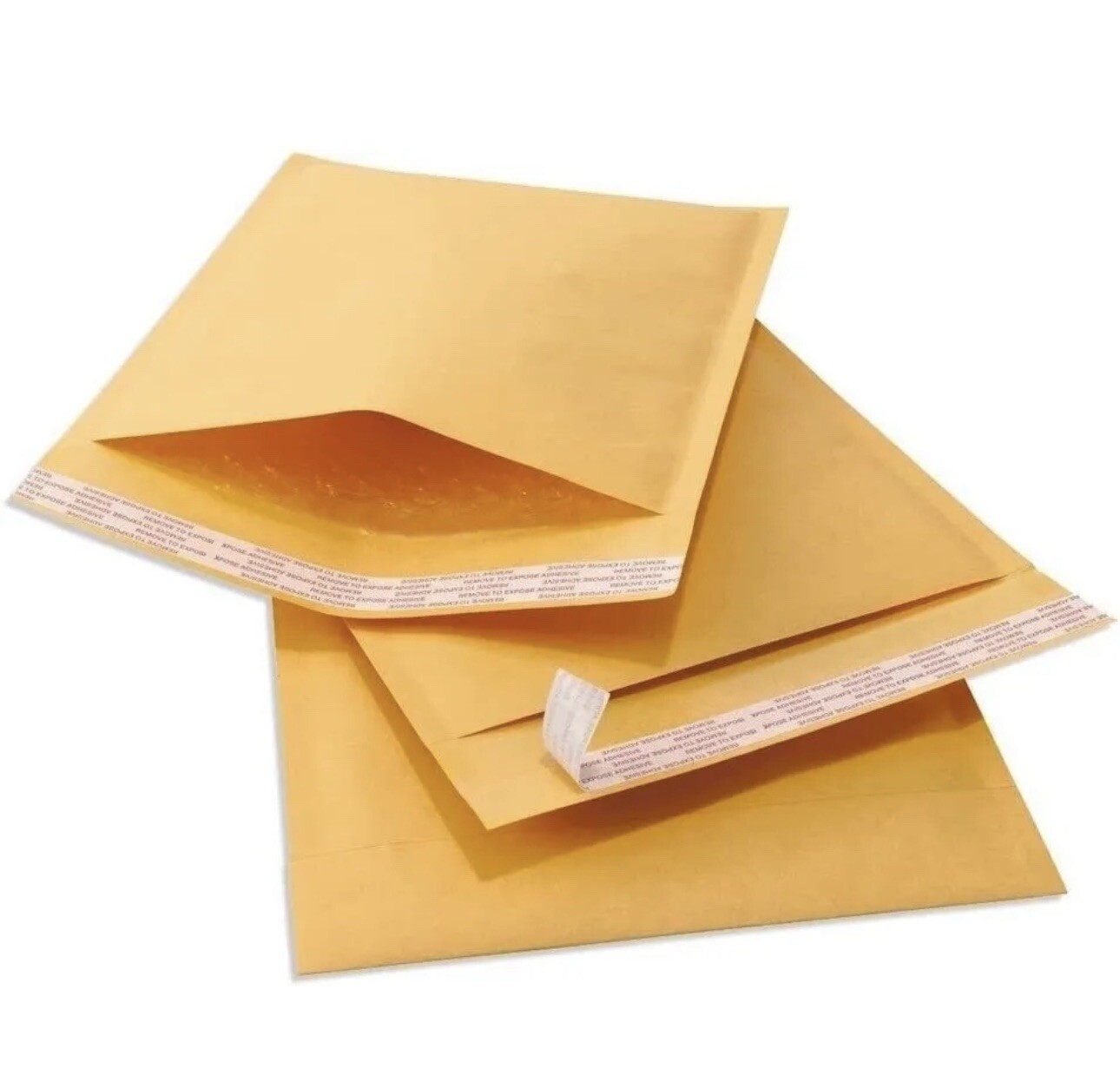 100 #3 8.5×14.5 X-Wide Ecolite USA Kraft Bubble Mailer Envelopes from TheBoxery