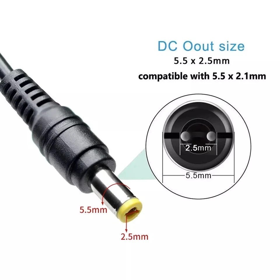 60W Adjustable Voltage 3 to 24V AC/DC Switch Power Supply Adapter 9 Plugs LED