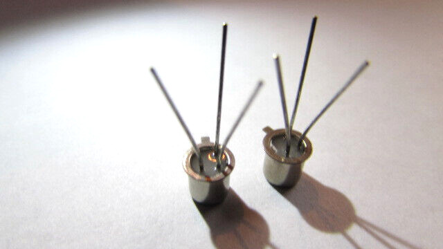 BC108C TELEFUNKEN TRANSISTOR TO-18 OBSOLETE RARE HARD TO FIND 2pcs FUZZ FACE USA
