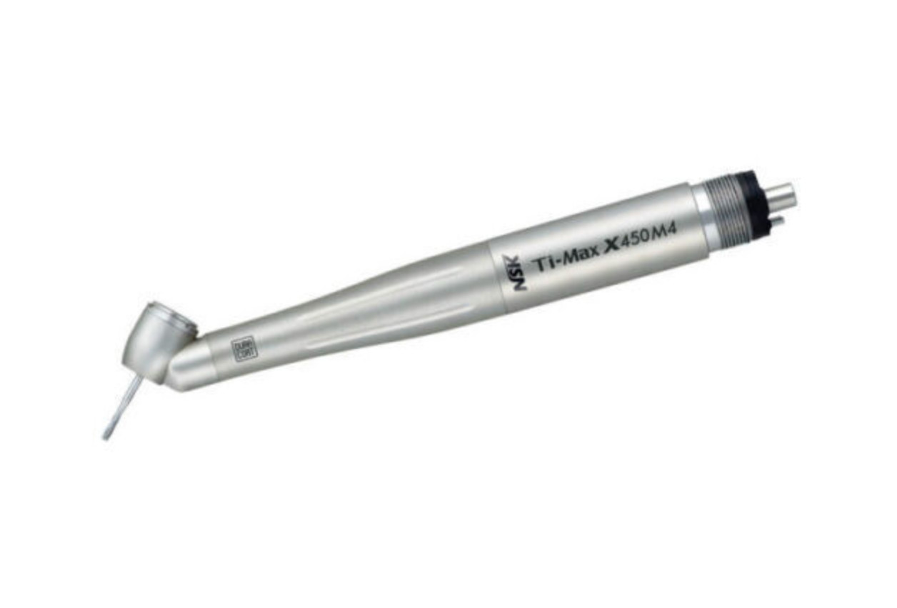 NSK Ti-Max X450 M4 Surgical 45° LED Speed Handpiece Dental Triple Water Jet 18W