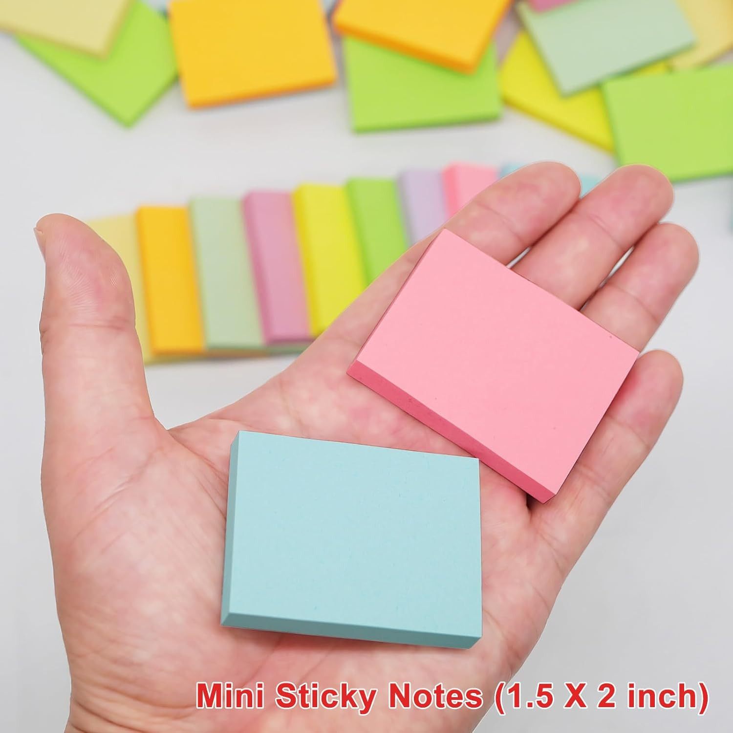 36 Pack Sticky Notes 1.5X2 in Post, 2160 Sheets Post Small Self Sticky Notes Pad