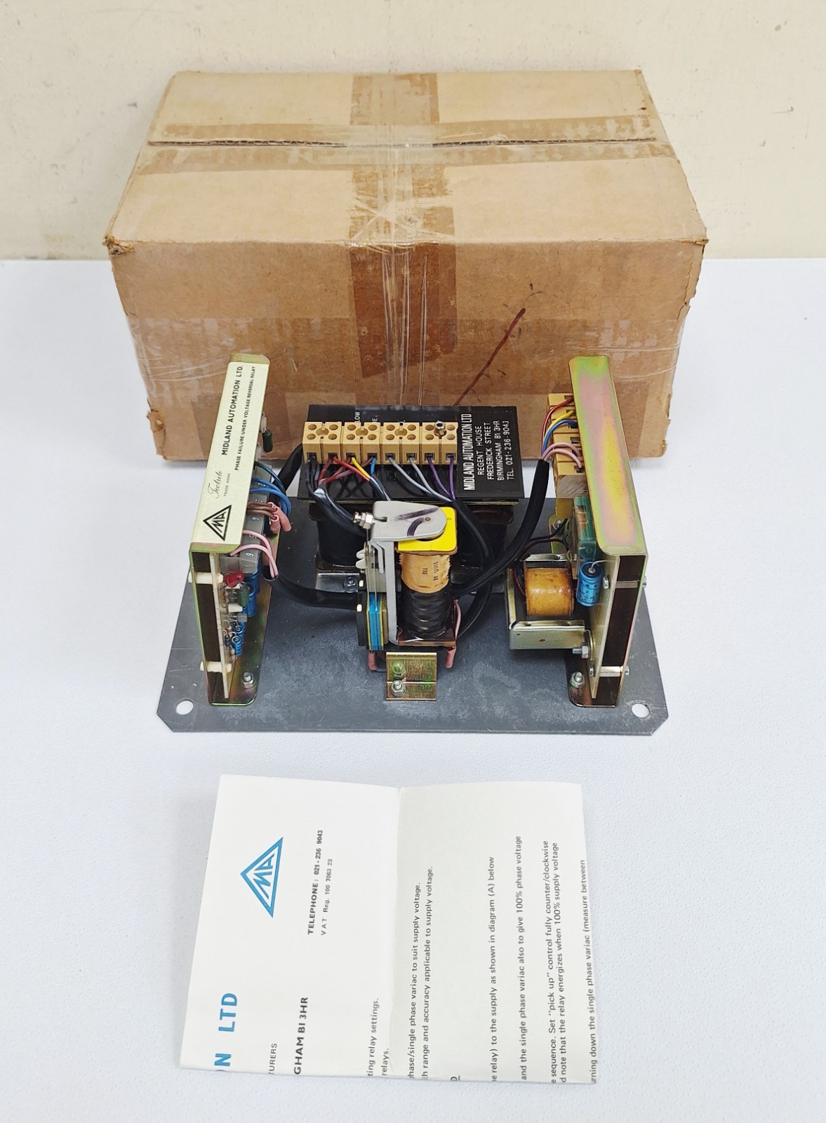 Midland Automation BEP0103 Undervoltage Reversal Relay 380-440V 50-60Hz 3P