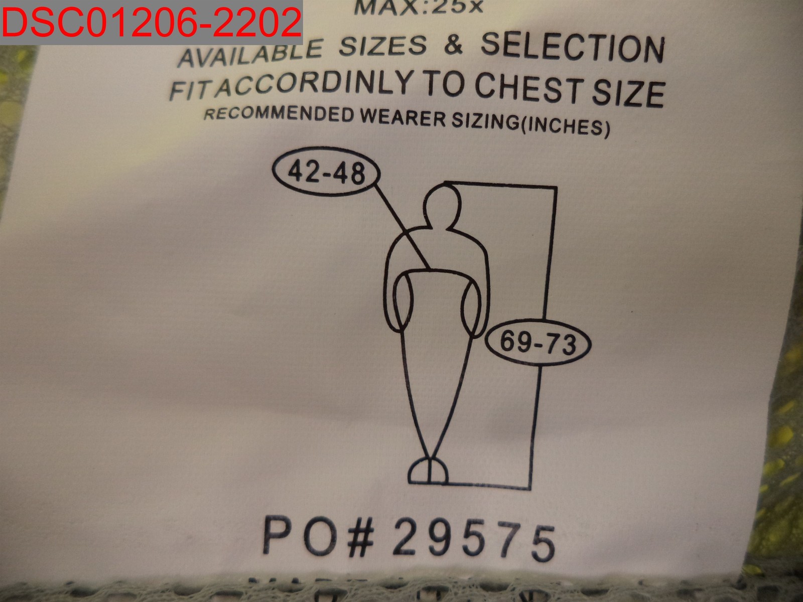 NWOT – Stain, VizGear Unisex Adult Hi-VIs HV268D AT&T Rain Jacket, Size L/XL
