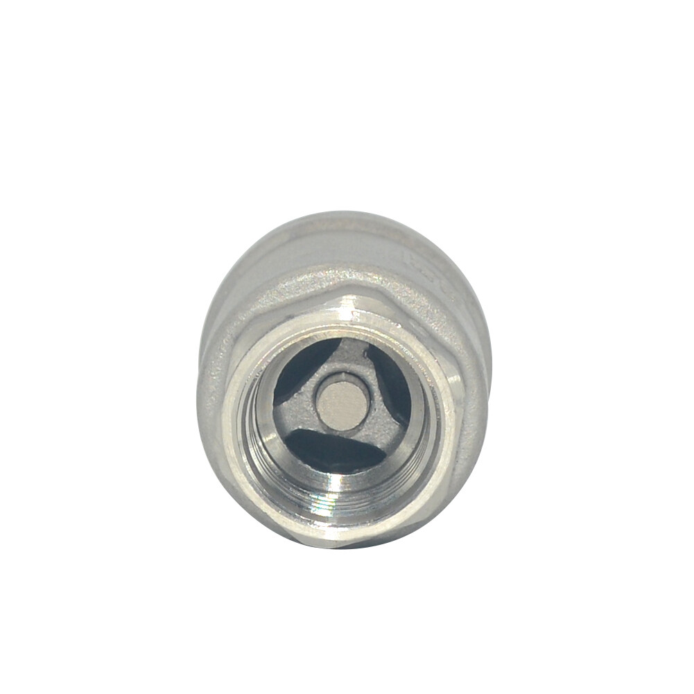 1/2 inch 1/2″ In-line Check Valve NPT WOG 1000 Spring Loaded Stainless Steel