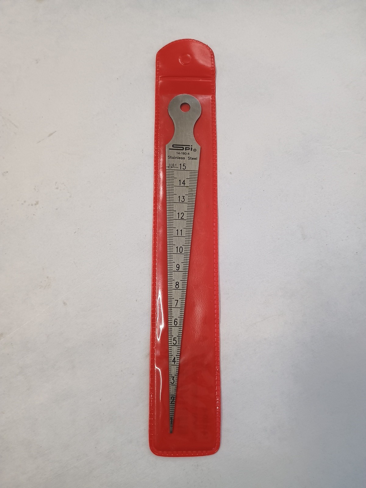 SPI 14-180-4 Taper Gage 1/32 to 5/8 1-15mm Accuracy +- 0.004