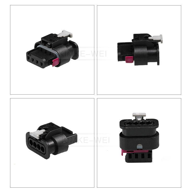 2/3/4/5/6 Pin Automotive Female Connector Plug Kit for VW Audi Seat Skoda BMW